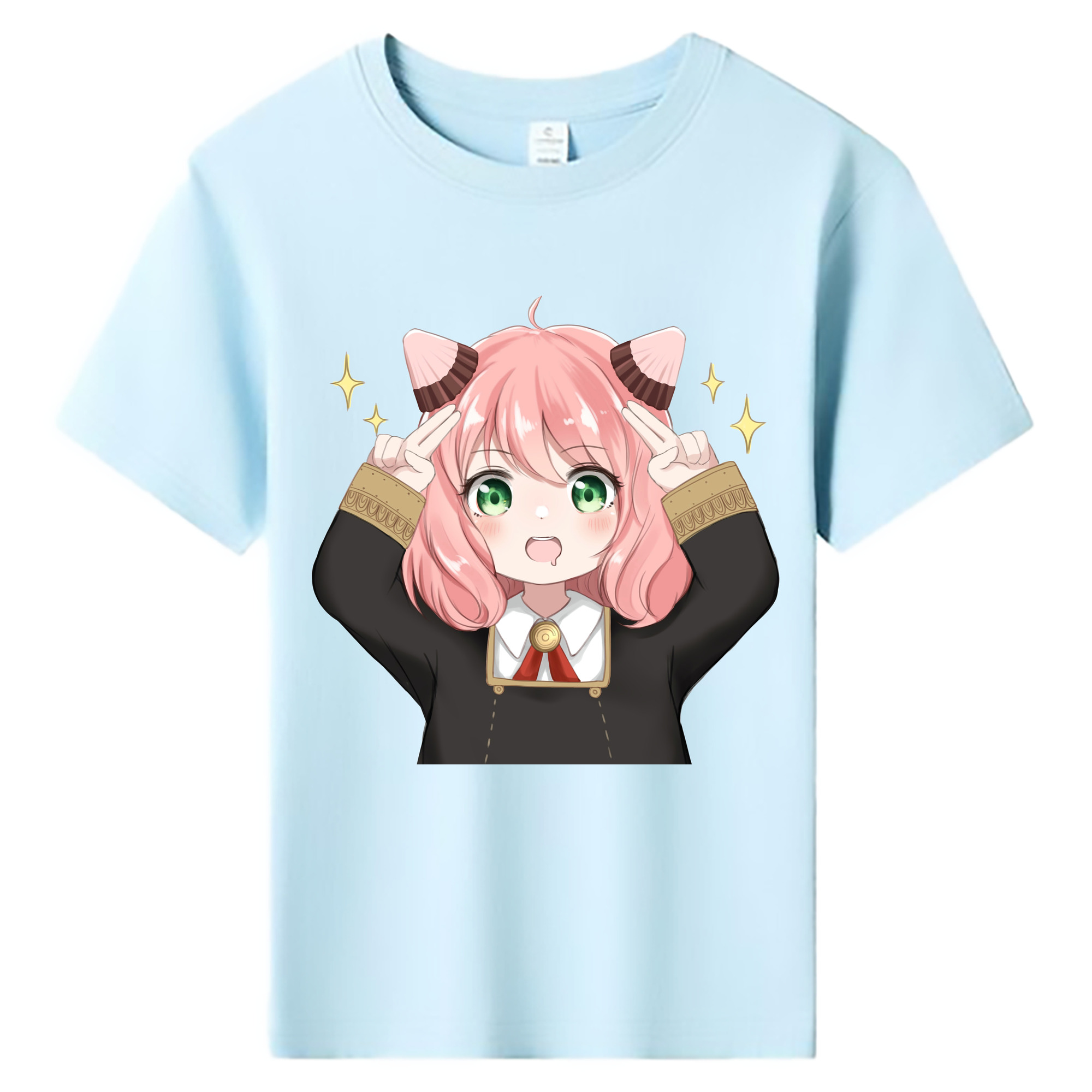 （画像用） SPY×FAMILY间谍家家酒 綿100％キッズTシャツ（フロントプリント）